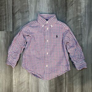Ralph Lauren Long Sleeve Button Down - 2/2T
